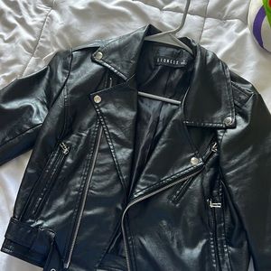 Leather jacket